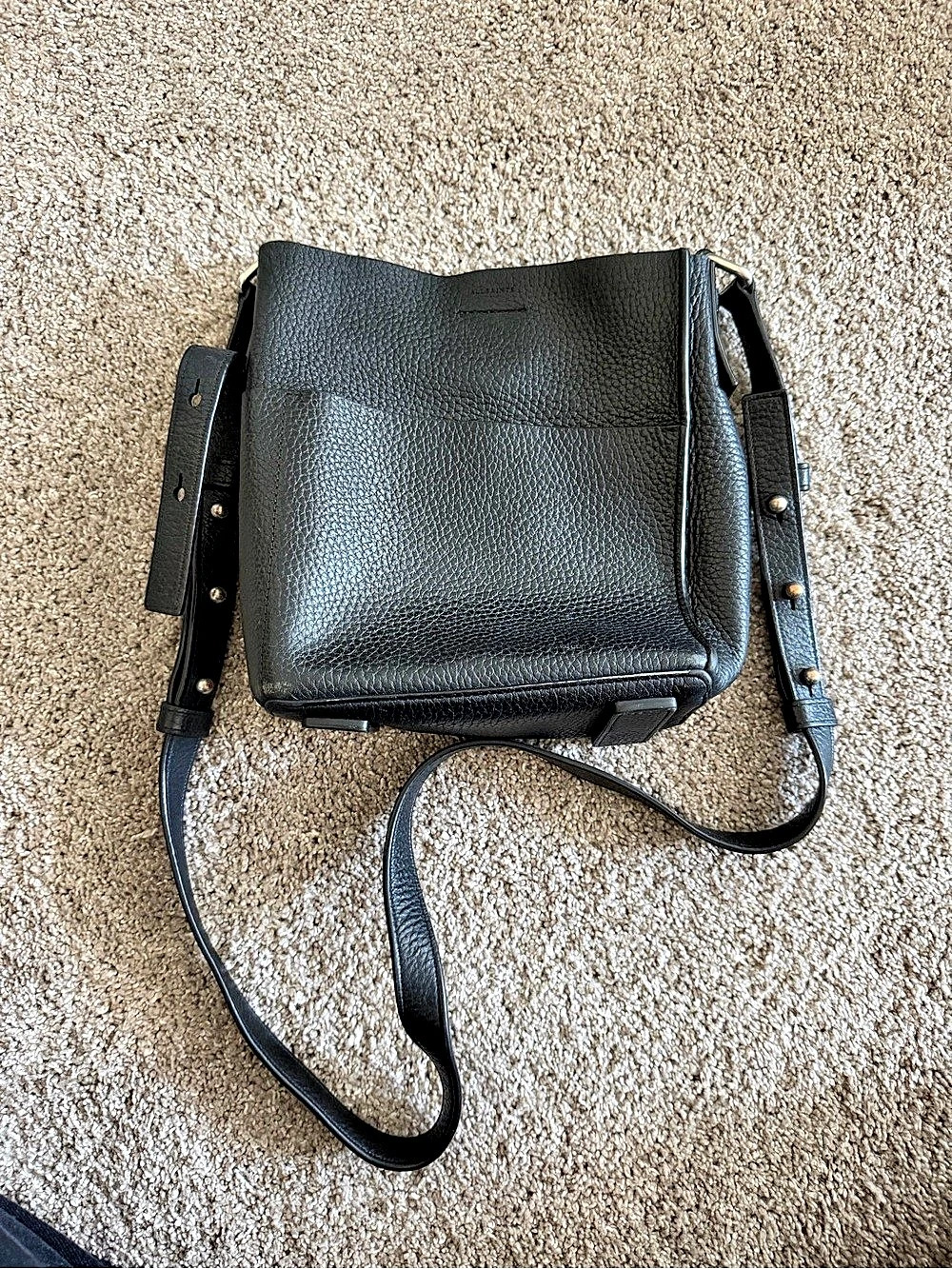AllSaints Black Crossbody Bag